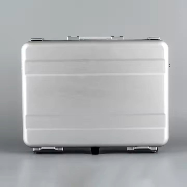 Luxury Aluminum Biometric Briefcase